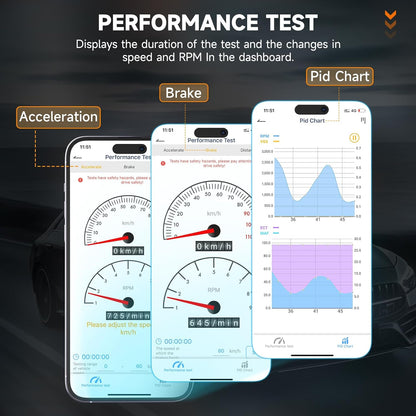 BD200 OBD2 Scanner Bluetooth - Code Reader & Check Engine Diagnostic Scan Tools+ OBD2 Scanner Extension Cable