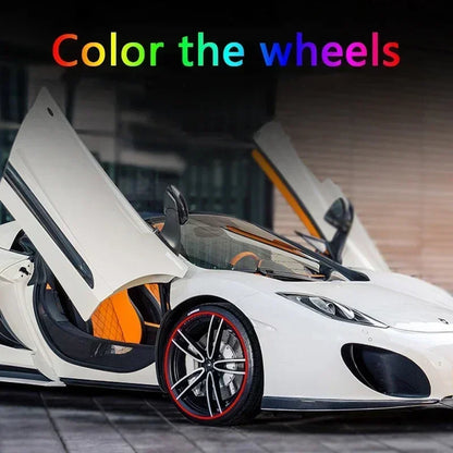 4M / 8M Car Rim Protect Strip Wheel Edge Protector Bright Matte Car Wheel Sticker General Automotive Wheel Rim Decorative Strip