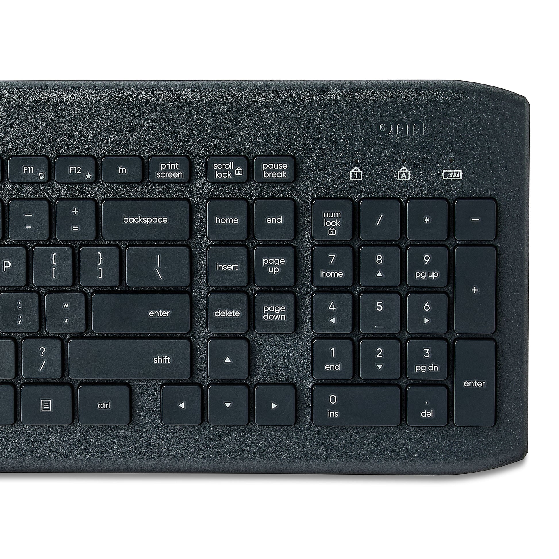 Wireless Keyboard & Mouse Combo, 104 Keys, Optical, USB Nano Receiver, Greystone