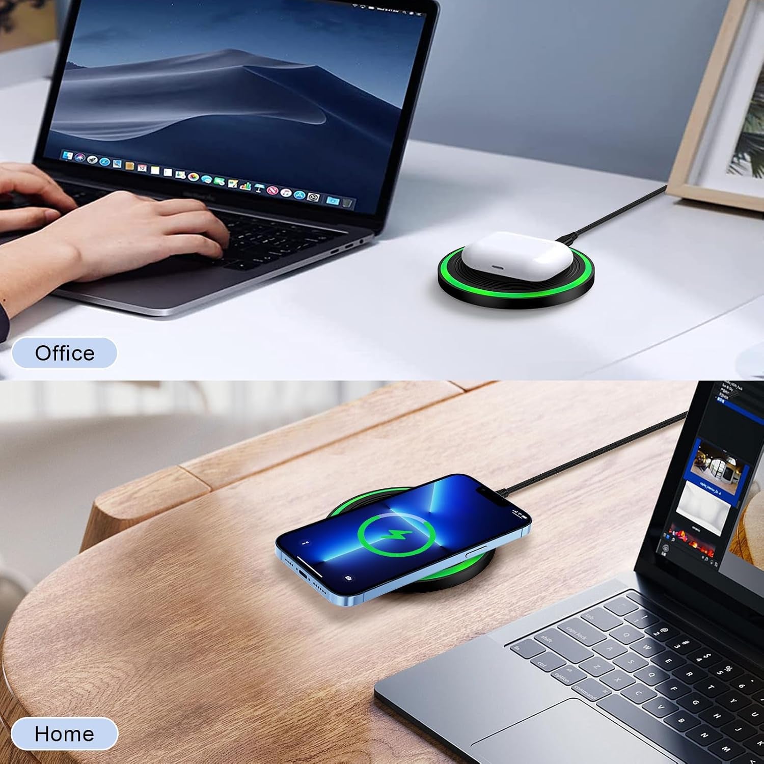 Pixel 10 Stand Wireless Charger Pad Fast Charging Android Phone Mat for Google Pixel 10/10 Pro XL/9/8/7,15W Wireless Charging Stand Station for Samsung Galaxy S25 S24 Ultra Plus/S23/S22/Z Fold Flip 7