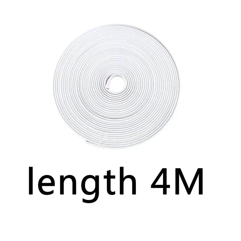 4M / 8M Car Rim Protect Strip Wheel Edge Protector Bright Matte Car Wheel Sticker General Automotive Wheel Rim Decorative Strip