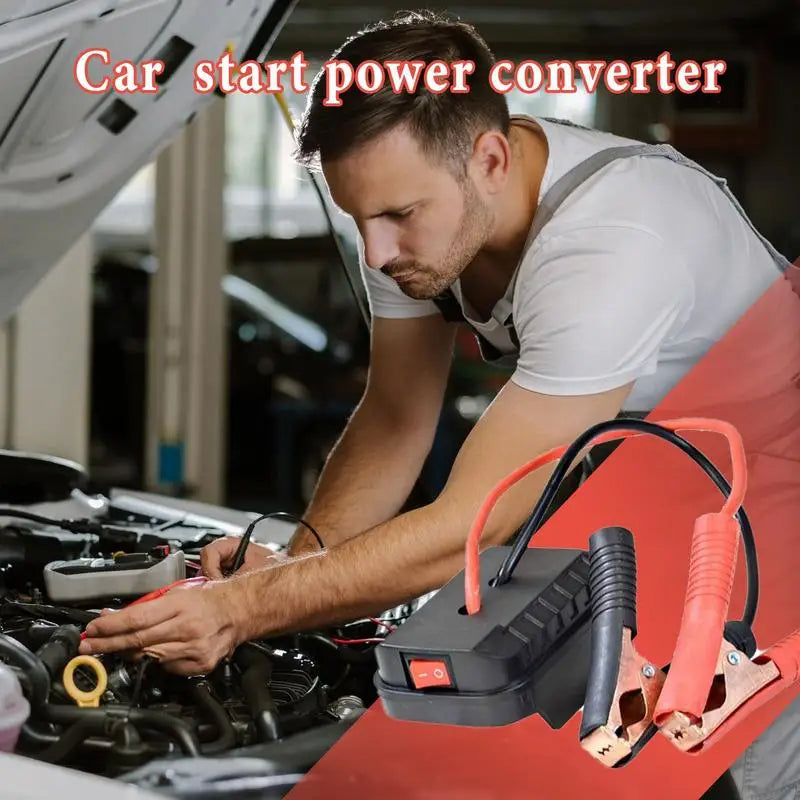 Car Jump Starter Portable Jump Starter Lithium Battery Jumper Box Battery Pack Quick Charging Automotive Booster Withdouble USB