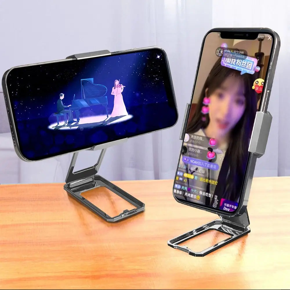 360 Rotation Foldable Stand Back Clip Phone Ring Holder Multi Angle Portable Desk Metal Finger Kickstand