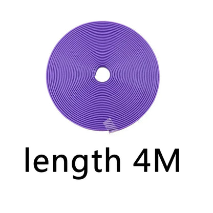 4M / 8M Car Rim Protect Strip Wheel Edge Protector Bright Matte Car Wheel Sticker General Automotive Wheel Rim Decorative Strip