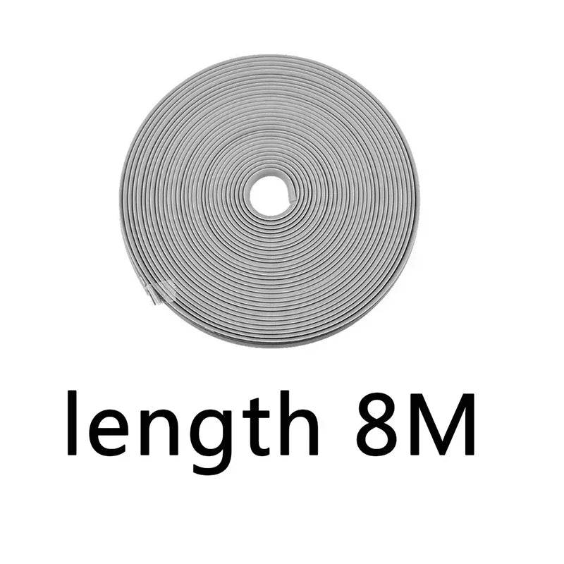 4M / 8M Car Rim Protect Strip Wheel Edge Protector Bright Matte Car Wheel Sticker General Automotive Wheel Rim Decorative Strip