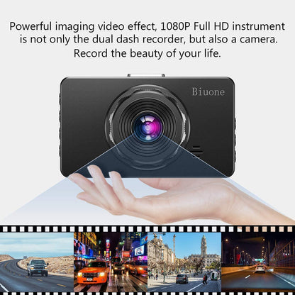 Dash Cam Front and Rear, 1080P Dash Camera for Cars with 32G Card | Car Dash Cam Dashboard Camera with Super Night Vision,G-Sensor, Parking Monitor, Loop Recording, Motion Detection Car Camera