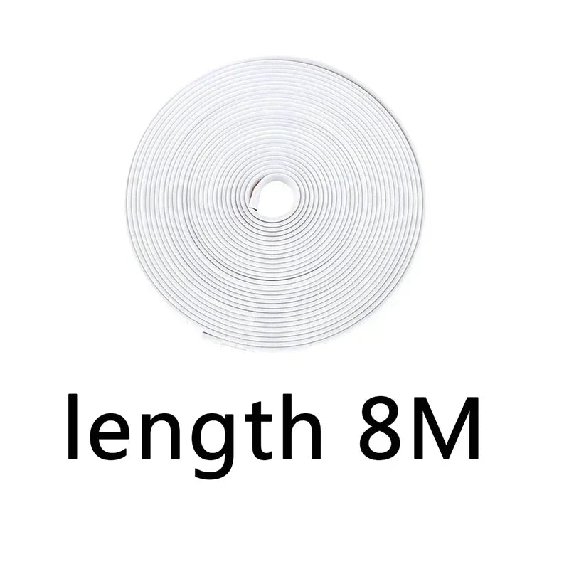 4M / 8M Car Rim Protect Strip Wheel Edge Protector Bright Matte Car Wheel Sticker General Automotive Wheel Rim Decorative Strip