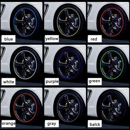 4M / 8M Car Rim Protect Strip Wheel Edge Protector Bright Matte Car Wheel Sticker General Automotive Wheel Rim Decorative Strip