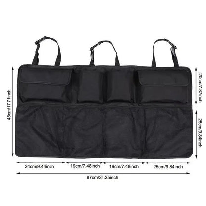 Car Trunk Organizer Storage Bag Super Capacity Car Backseat Hanging Organizer Car Trunk Tidy Storage Bag Collapsible with 8 Pock