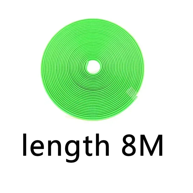 4M / 8M Car Rim Protect Strip Wheel Edge Protector Bright Matte Car Wheel Sticker General Automotive Wheel Rim Decorative Strip