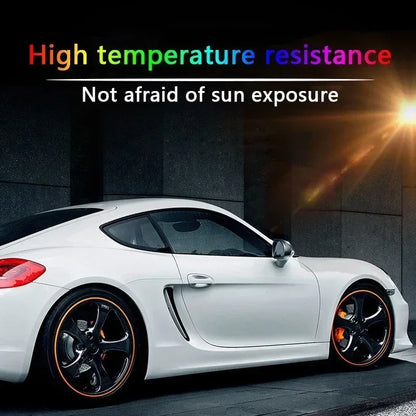 4M / 8M Car Rim Protect Strip Wheel Edge Protector Bright Matte Car Wheel Sticker General Automotive Wheel Rim Decorative Strip