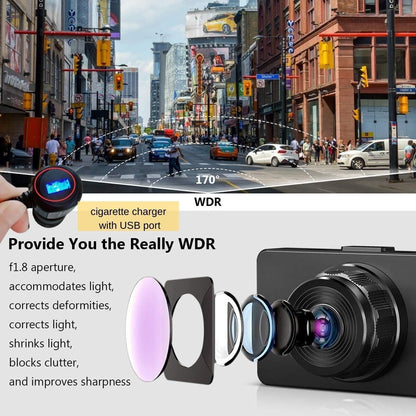Dash Cam Front and Rear, 1080P Dash Camera for Cars with 32G Card | Car Dash Cam Dashboard Camera with Super Night Vision,G-Sensor, Parking Monitor, Loop Recording, Motion Detection Car Camera