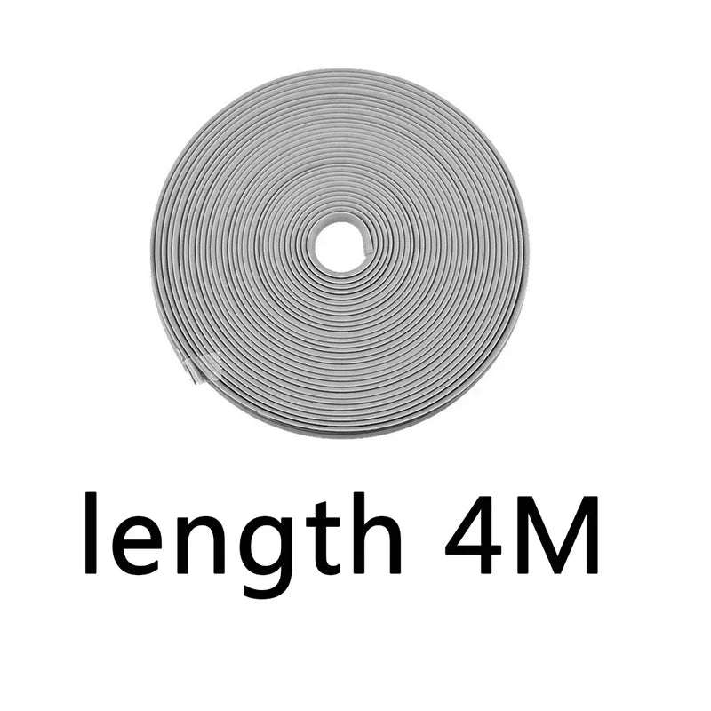 4M / 8M Car Rim Protect Strip Wheel Edge Protector Bright Matte Car Wheel Sticker General Automotive Wheel Rim Decorative Strip